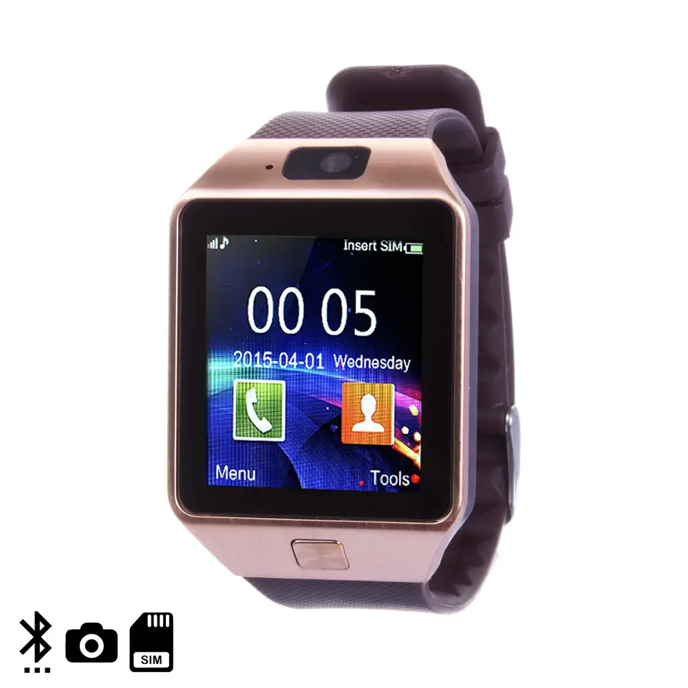 Smartwatch Ártemis BT brown con SIM, cámara y SLOT micro SD 