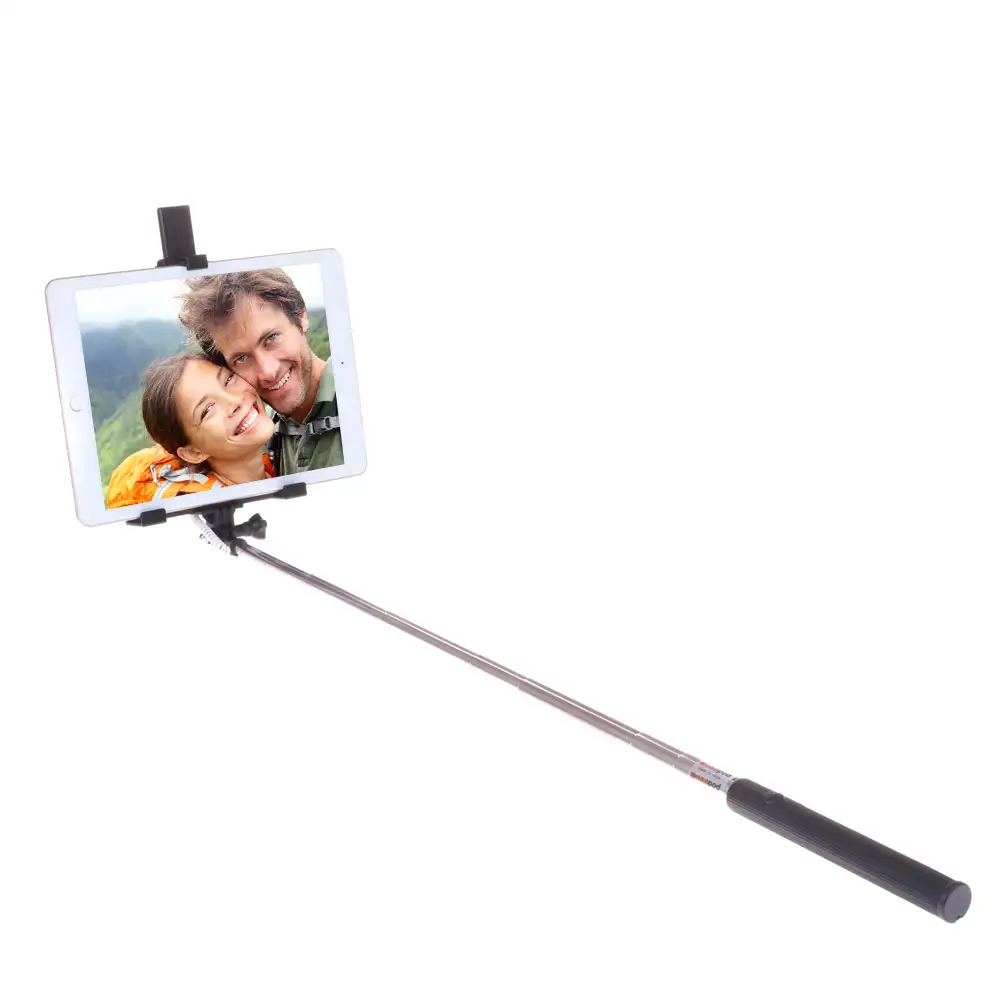 Palo selfie con cable para tablets