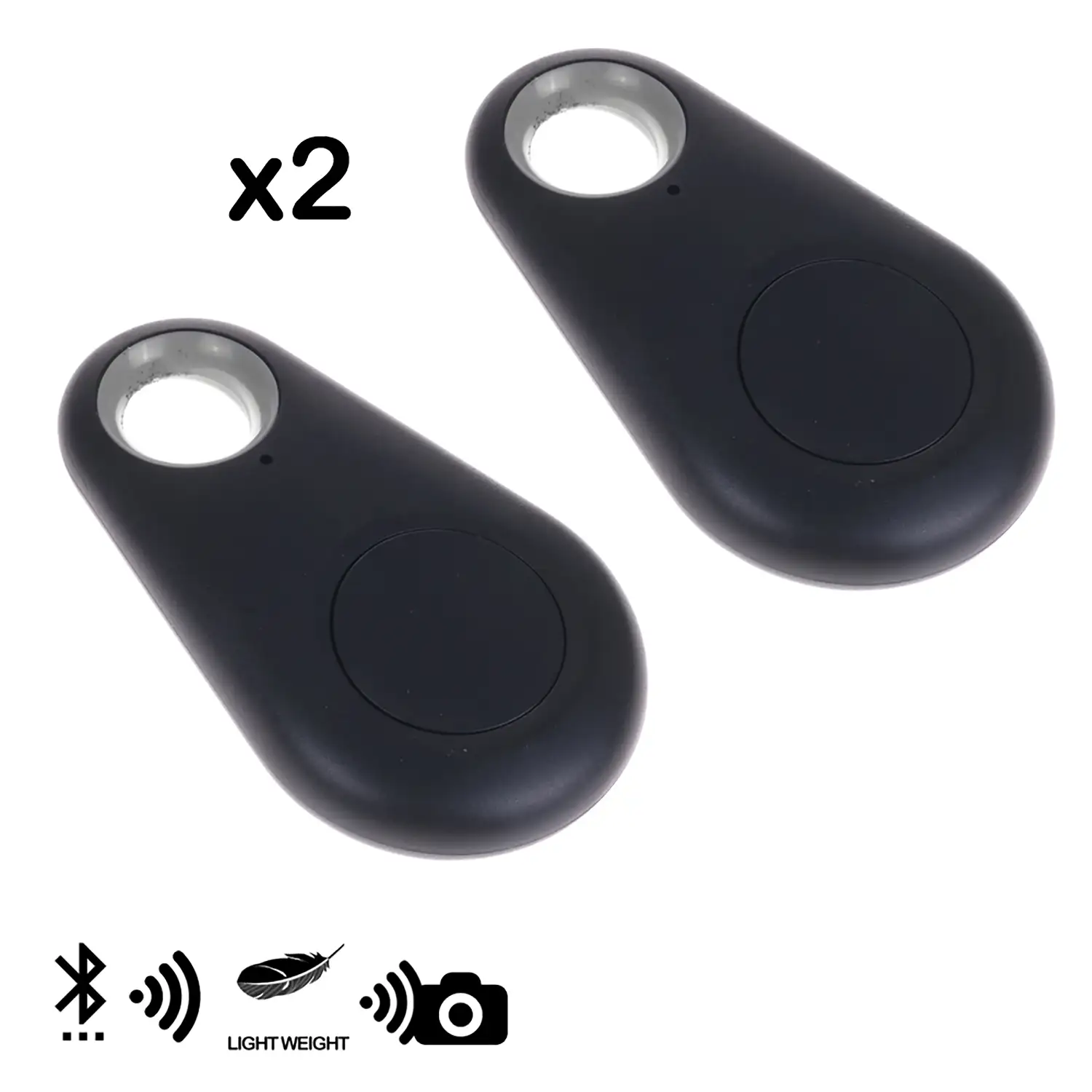 2x iTAG LOCALIZADOR GPS, BLUETOOTH SMARTPHONE NEGRO