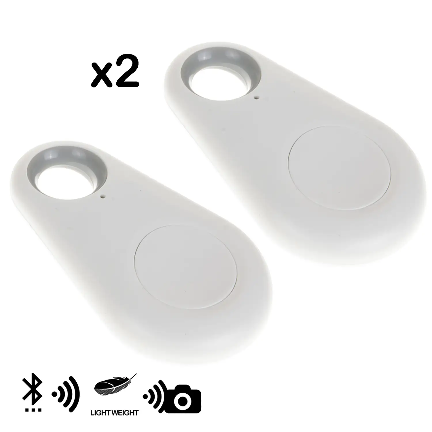 2x iTAG LOCALIZADOR GPS, BLUETOOTH SMARTPHONE BLANCO