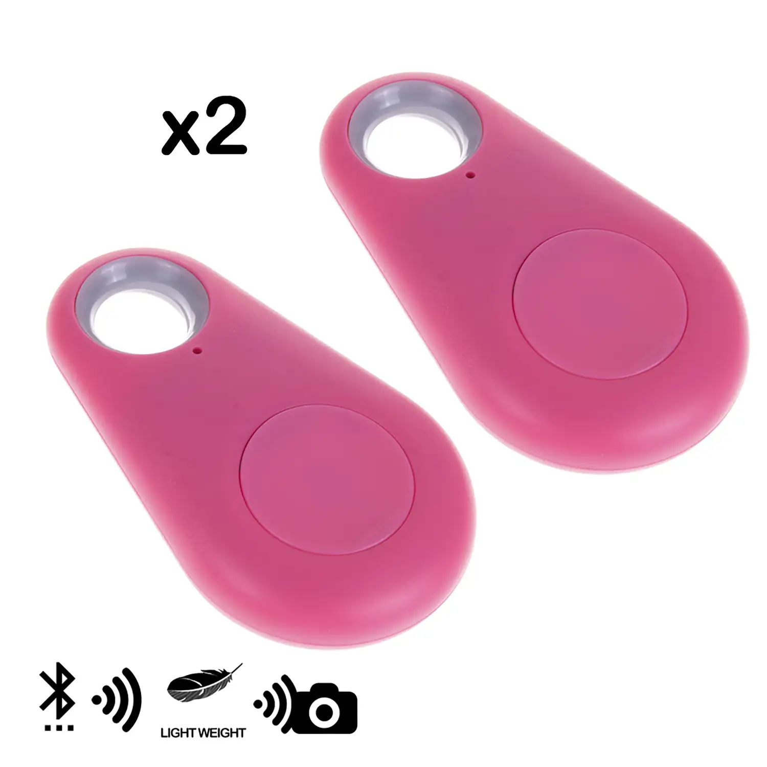 2x iTAG LOCALIZADOR GPS, BLUETOOTH SMARTPHONE ROSA