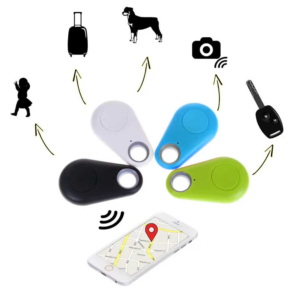 PACK iTAG LOCALIZADOR GPS NEGRO + AZUL