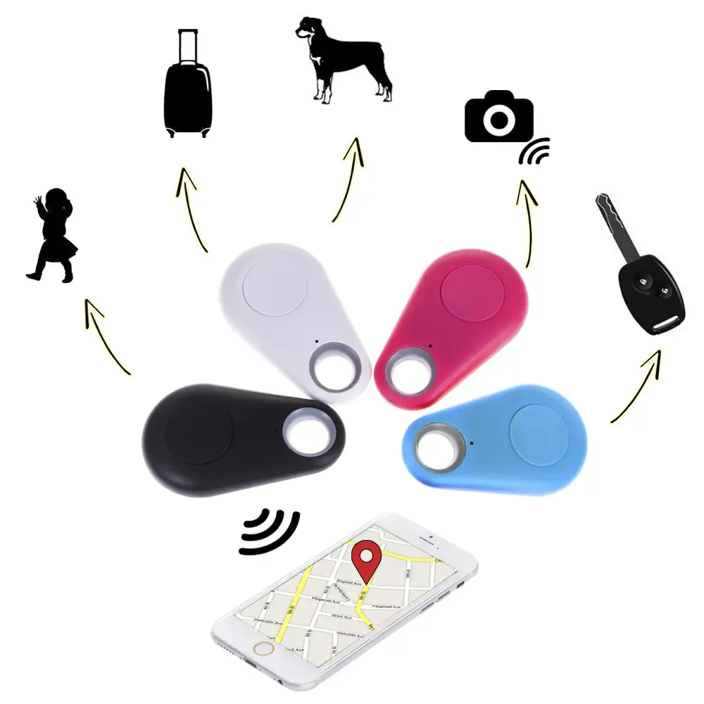 PACK iTAG LOCALIZADOR GPS NEGRO + AZUL + ROSA