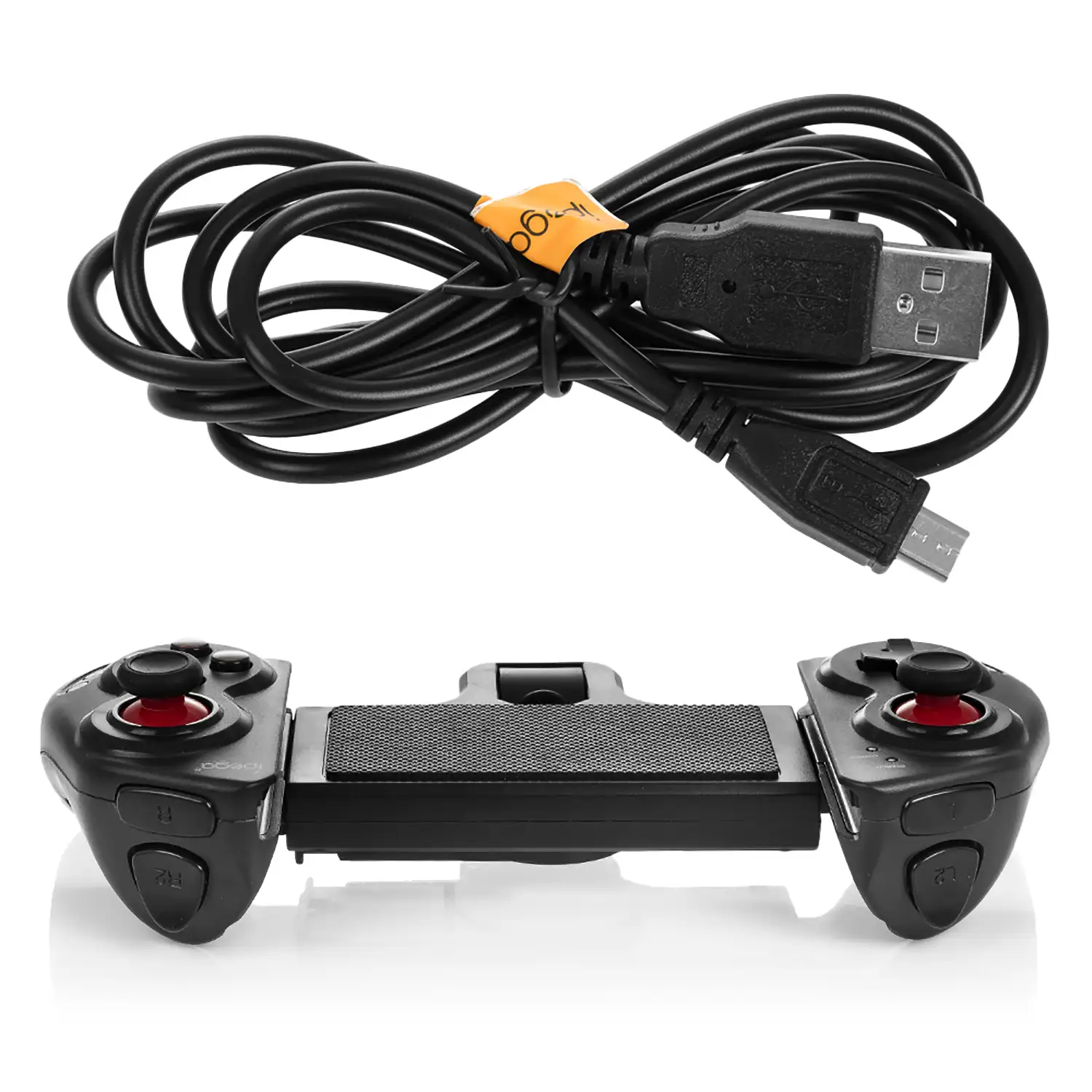 Gamepad Bluetooth extensible, con stand central, para Smartphones, Tablets y PC