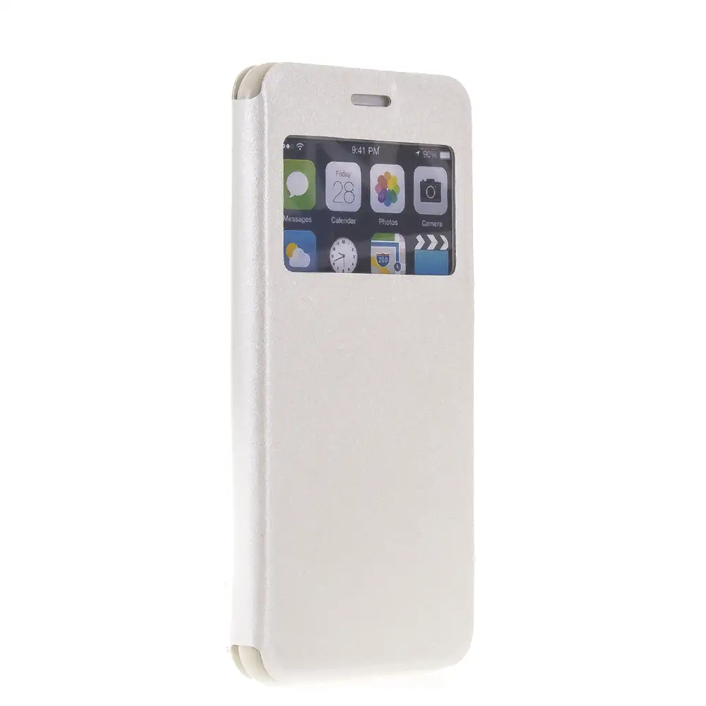 FUNDA LIBRO CON VENTANA CIERRE MAGNETICO IP6/6S PLUS