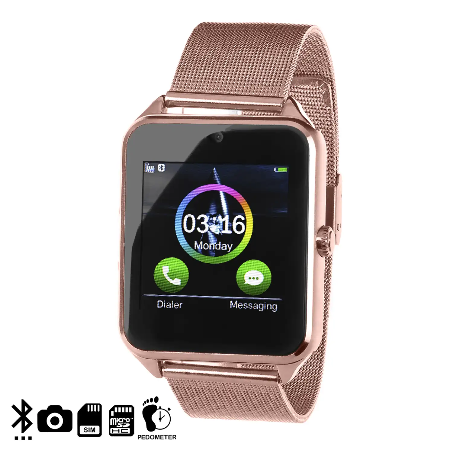 Smartwatch AK-Z60 con cámara integrada y posibilidad de sim.