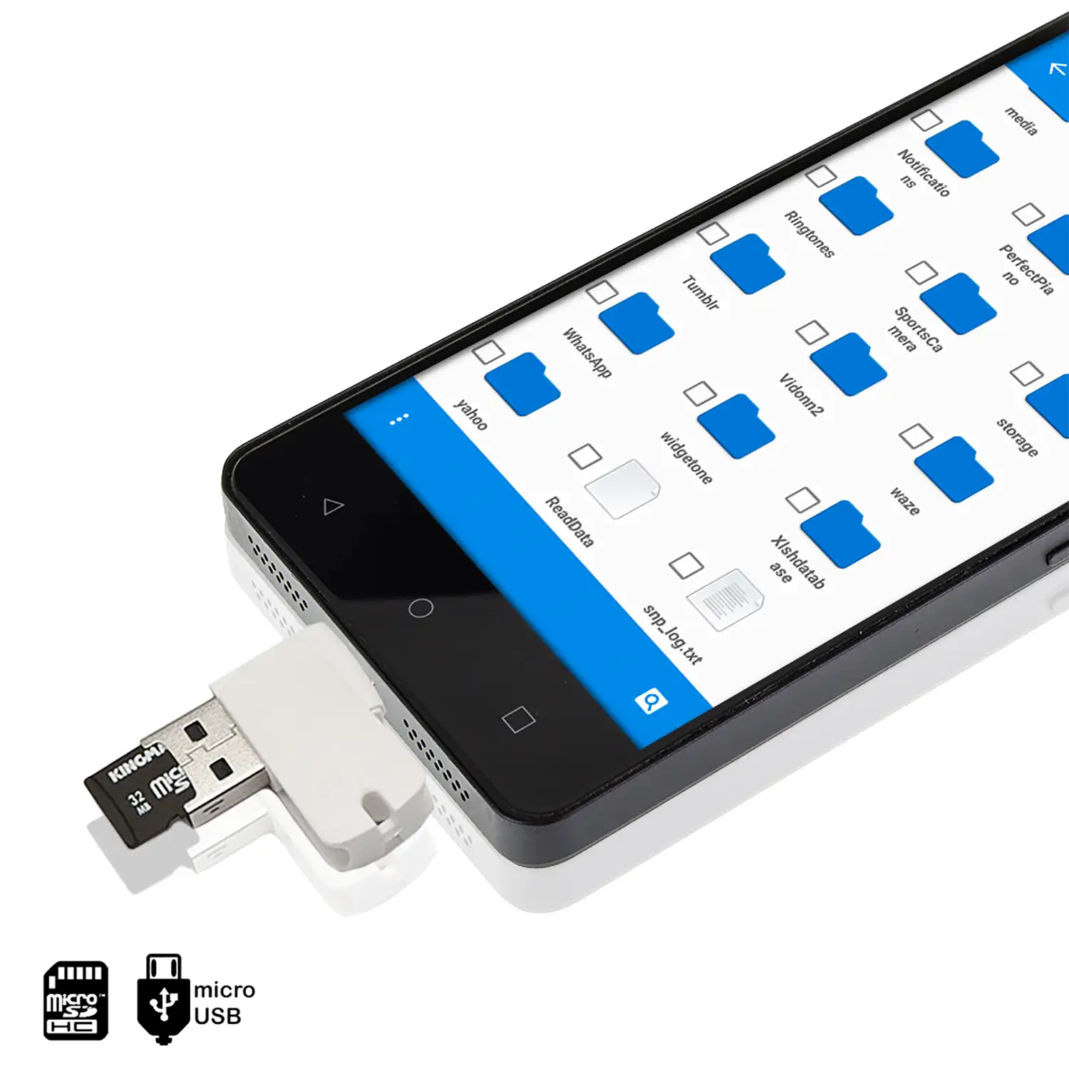 MICRO SD READER FOR ANDROID SMARTPHONE OTG