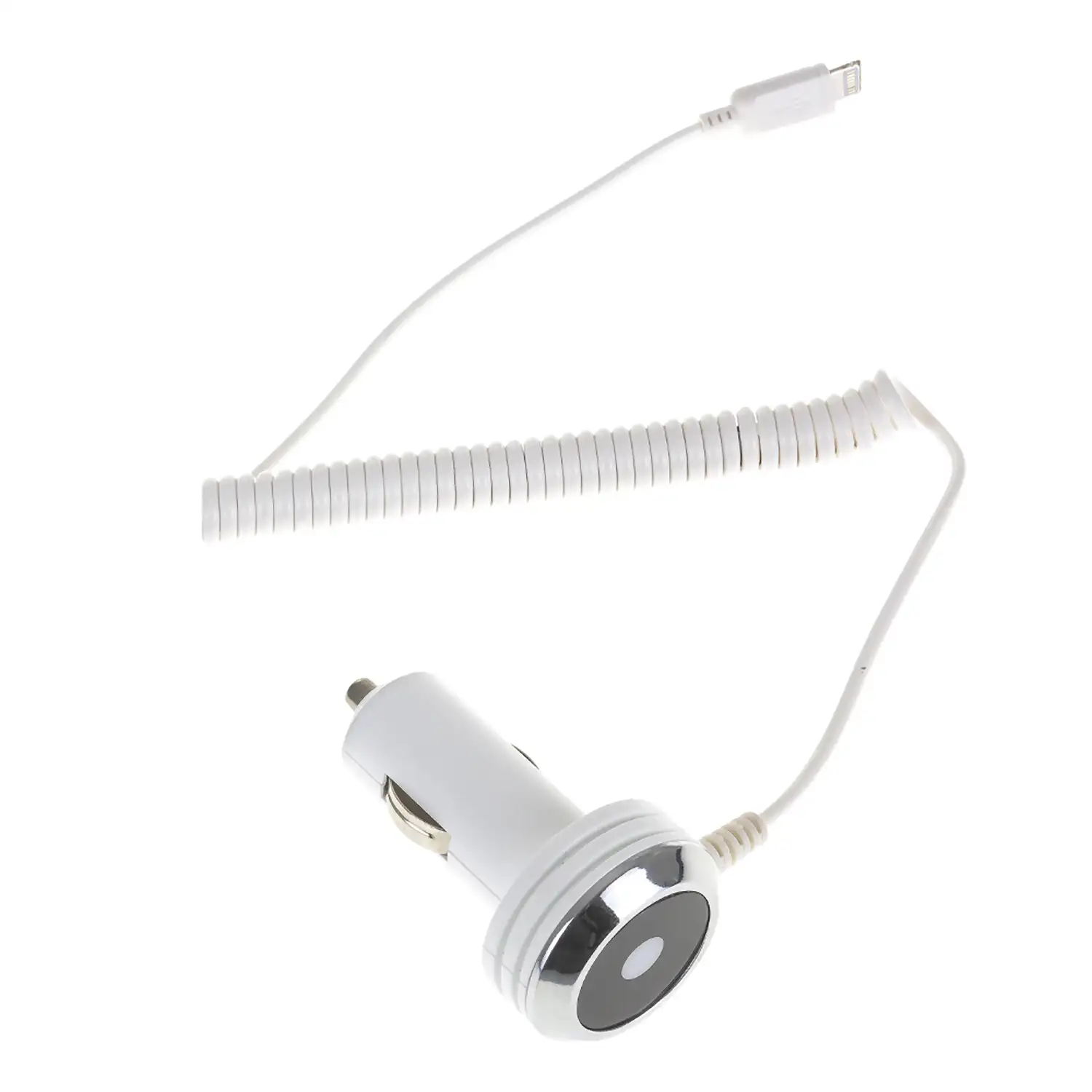 CARGADOR DE COCHE CABLE INCORPORADO LIGHTNING 8 PINS - IPHONE 5 Y SUPERIORES