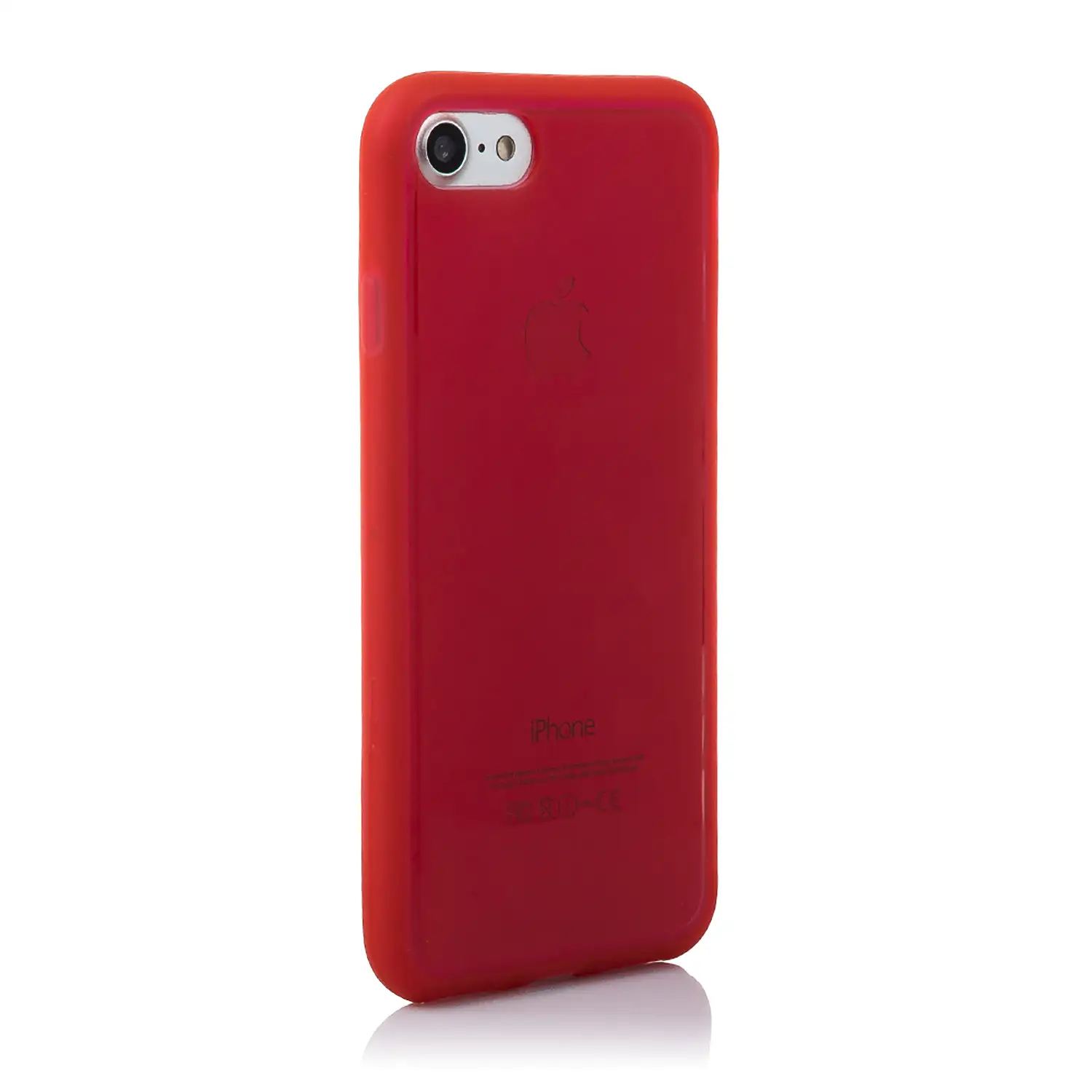 CARCASA TPU TRANSPARENTE CON COLOR IP7 / IPHONE 8
