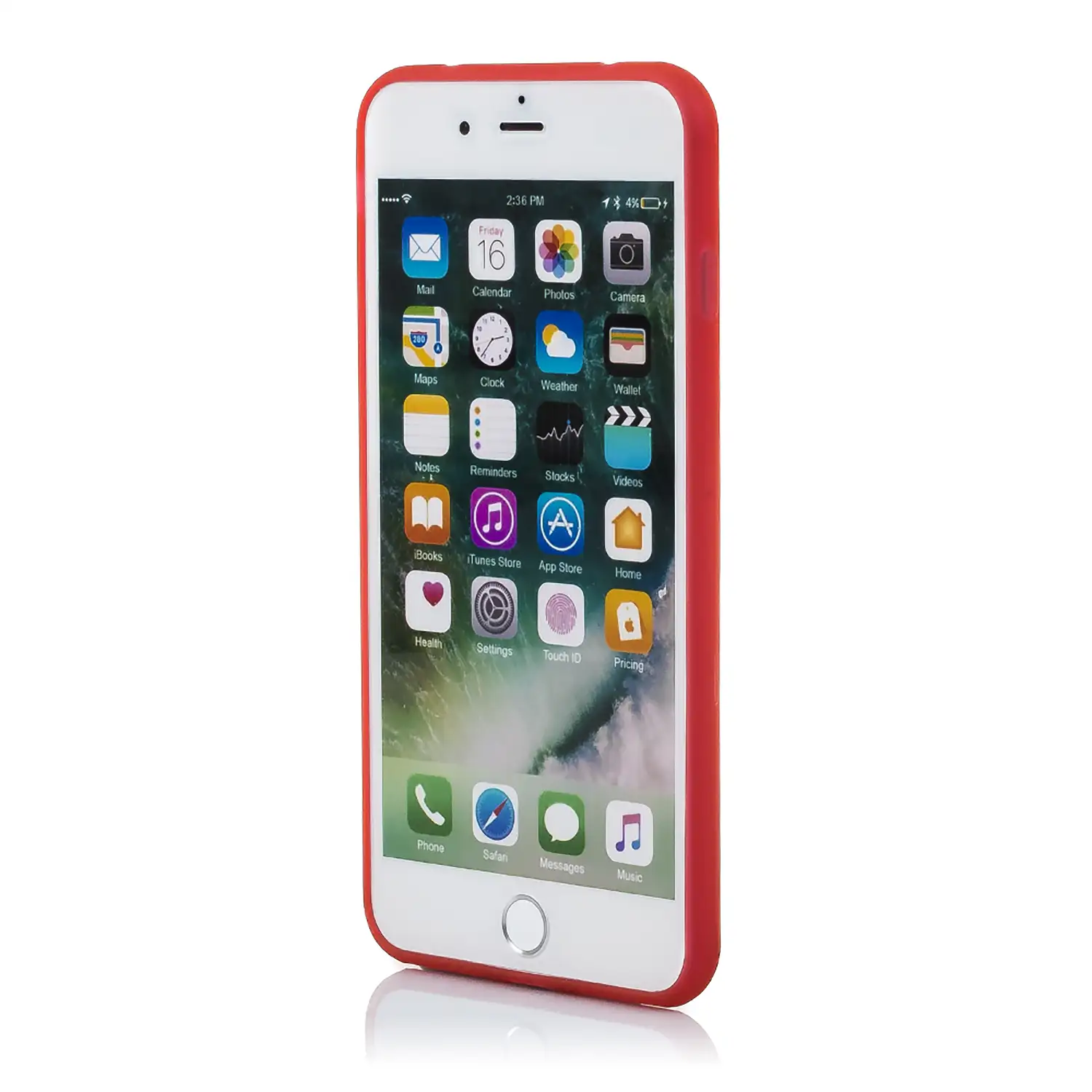 CARCASA TPU TRANSPARENTE CON COLOR IP7 / IPHONE 8