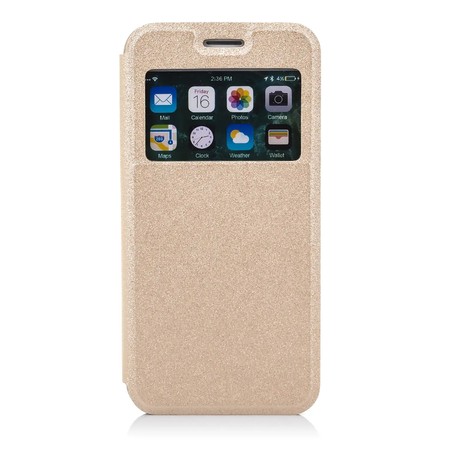 FUNDA LIBRO CON VENTANA CIERRE MAGNÉTICO IPHONE 7/ IPHONE 8