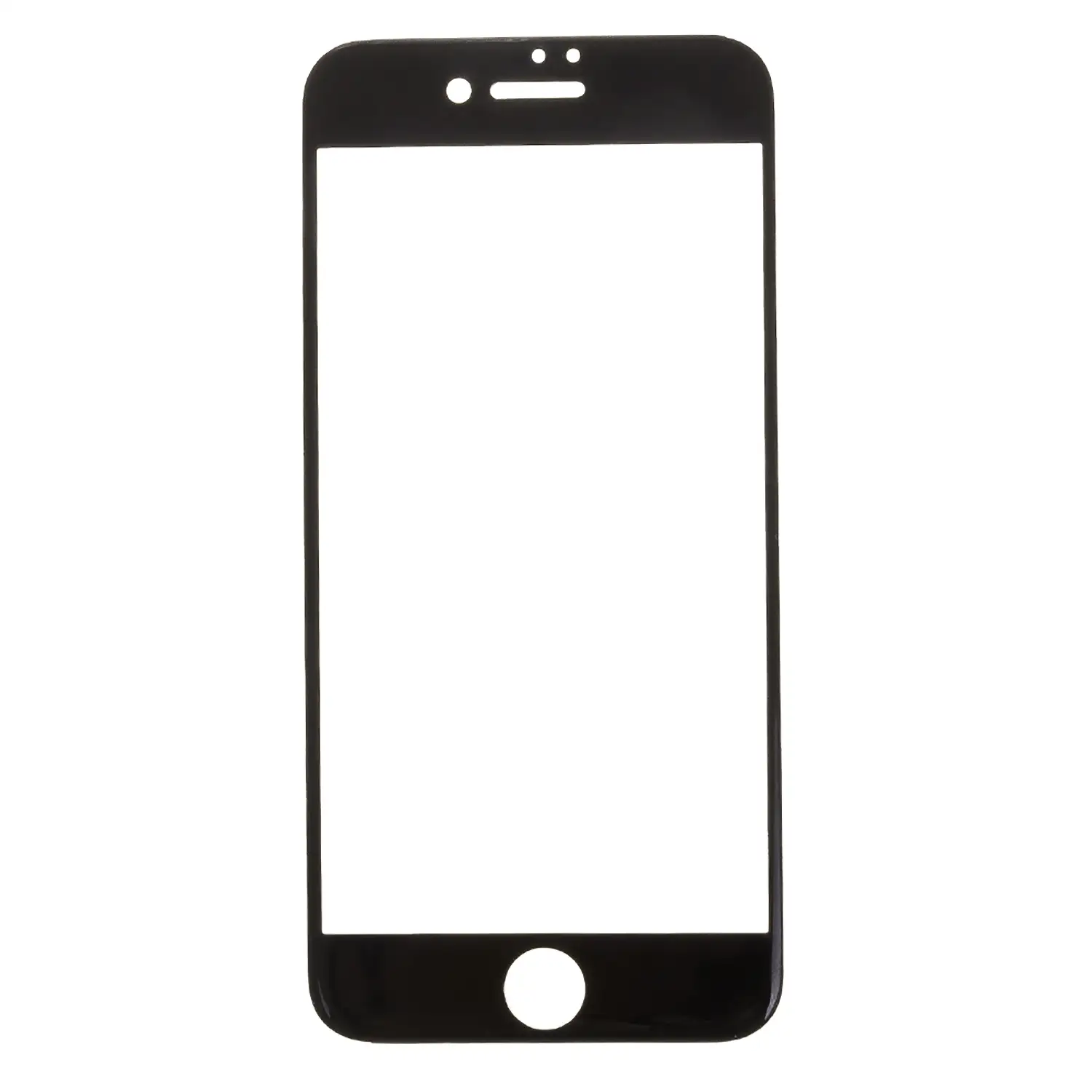 Cristal Templado iPhone SE / 7 / 8 Negro - TecnoFactory Te Habla