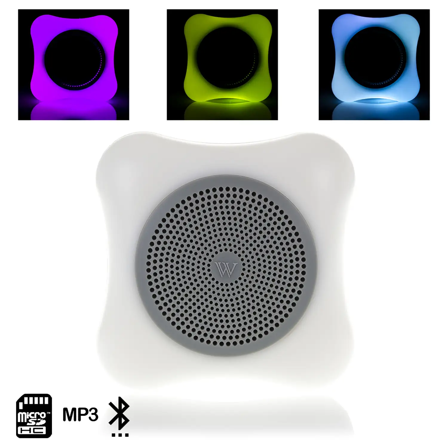 Altavoz bluetooth con lámpara led multicolor WJC1