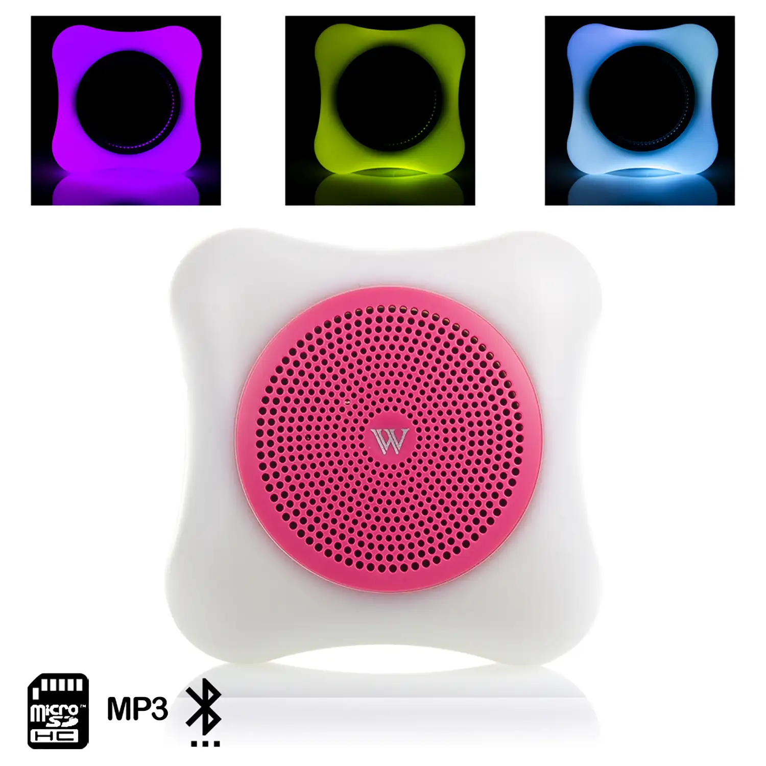 Altavoz bluetooth con lámpara led multicolor WJC1