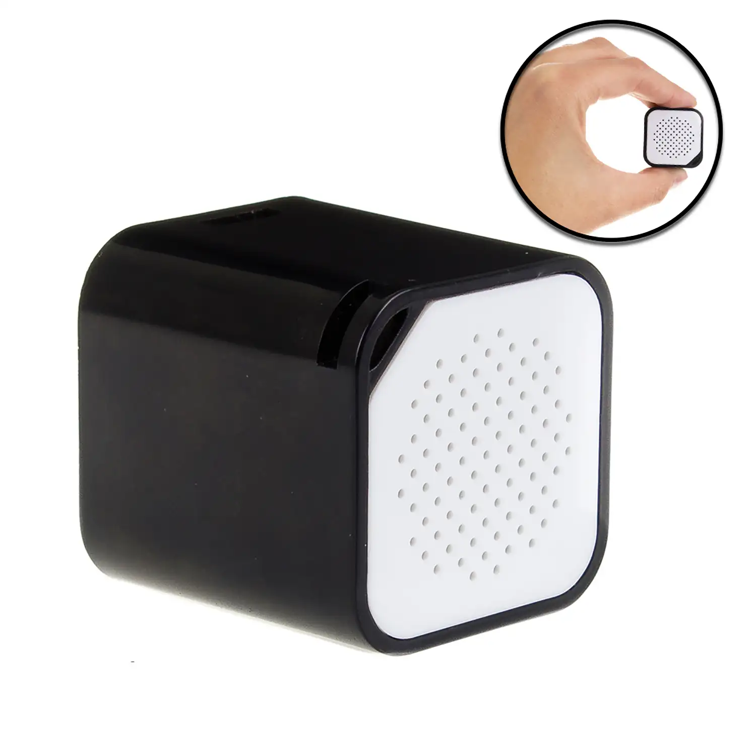 Mini altavoz bluetooth cúbico con manos libres