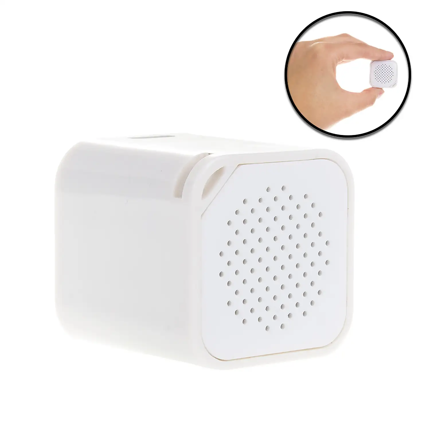 Mini altavoz bluetooth cúbico con manos libres