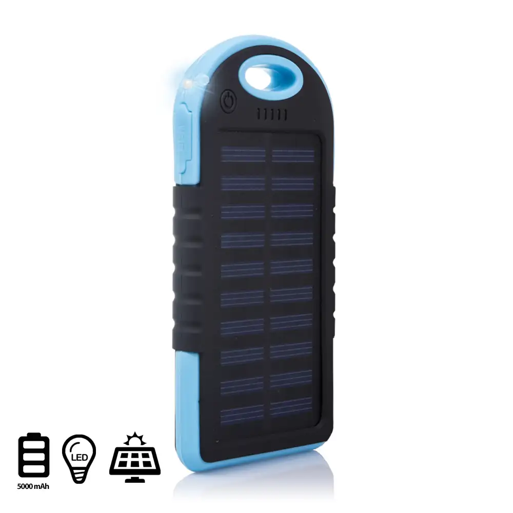 POWERBANK SOLAR WATERPROOF DE 5.000mAh