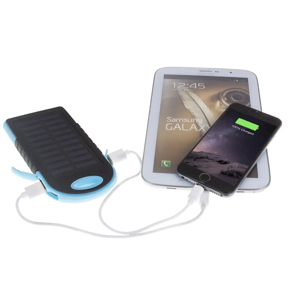 POWERBANK SOLAR WATERPROOF DE 5.000mAh