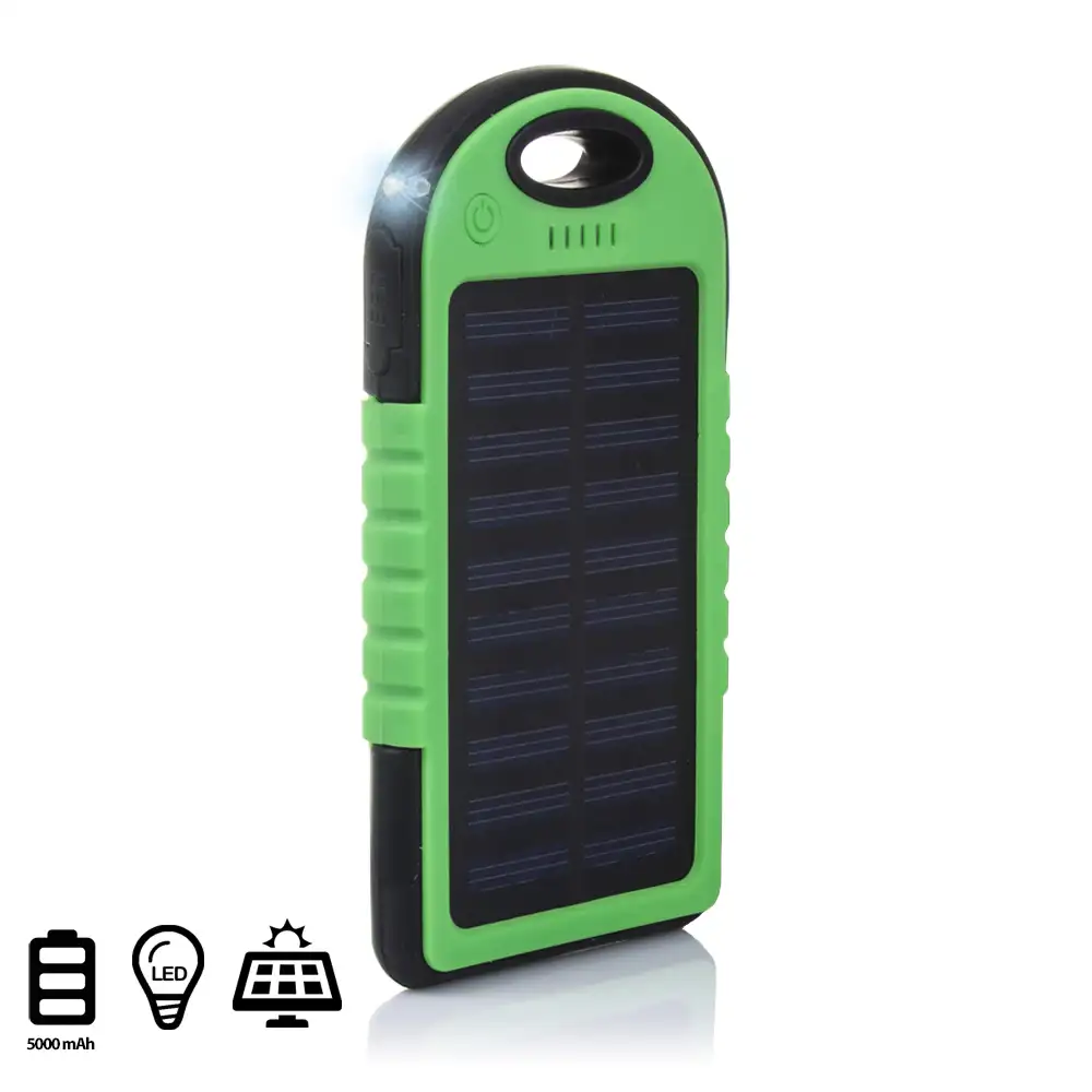 POWERBANK SOLAR WATERPROOF DE 5.000mAh