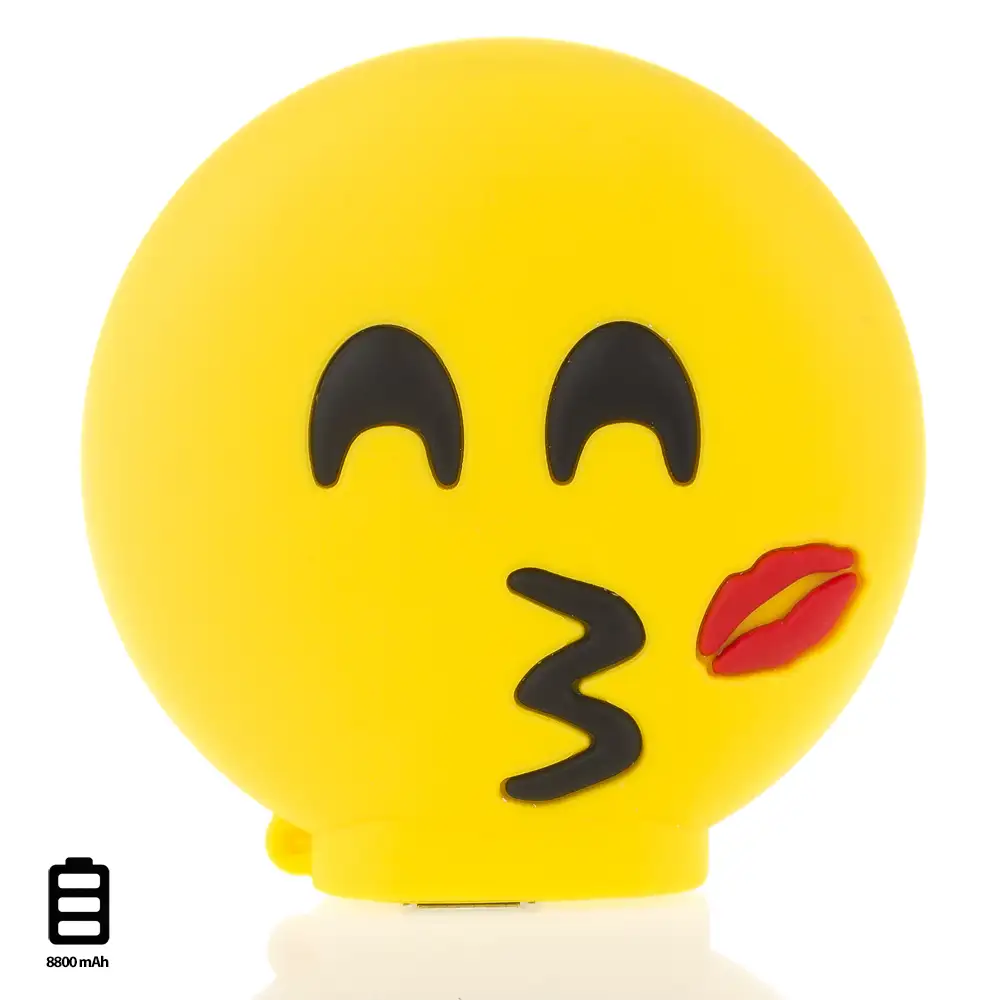 POWERBANK EMOTICONO 8.800mAh + FUNDA. KISS