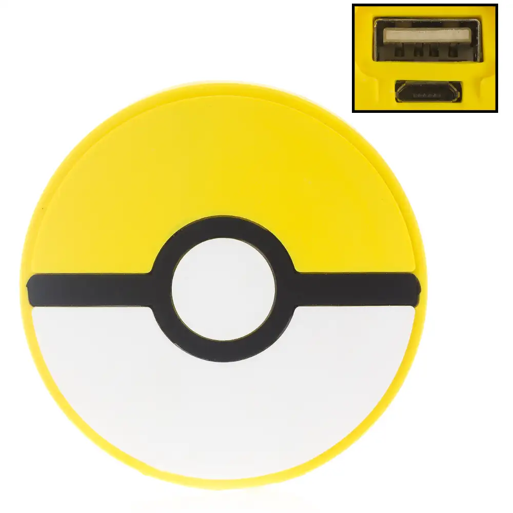 POWERBANK POWERBALL YELLOW DOBLE DISEÑO 3.600 mAh