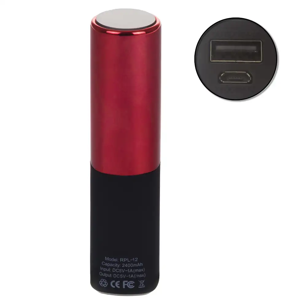 POWERBANK LIP STICK-2.400 mAh