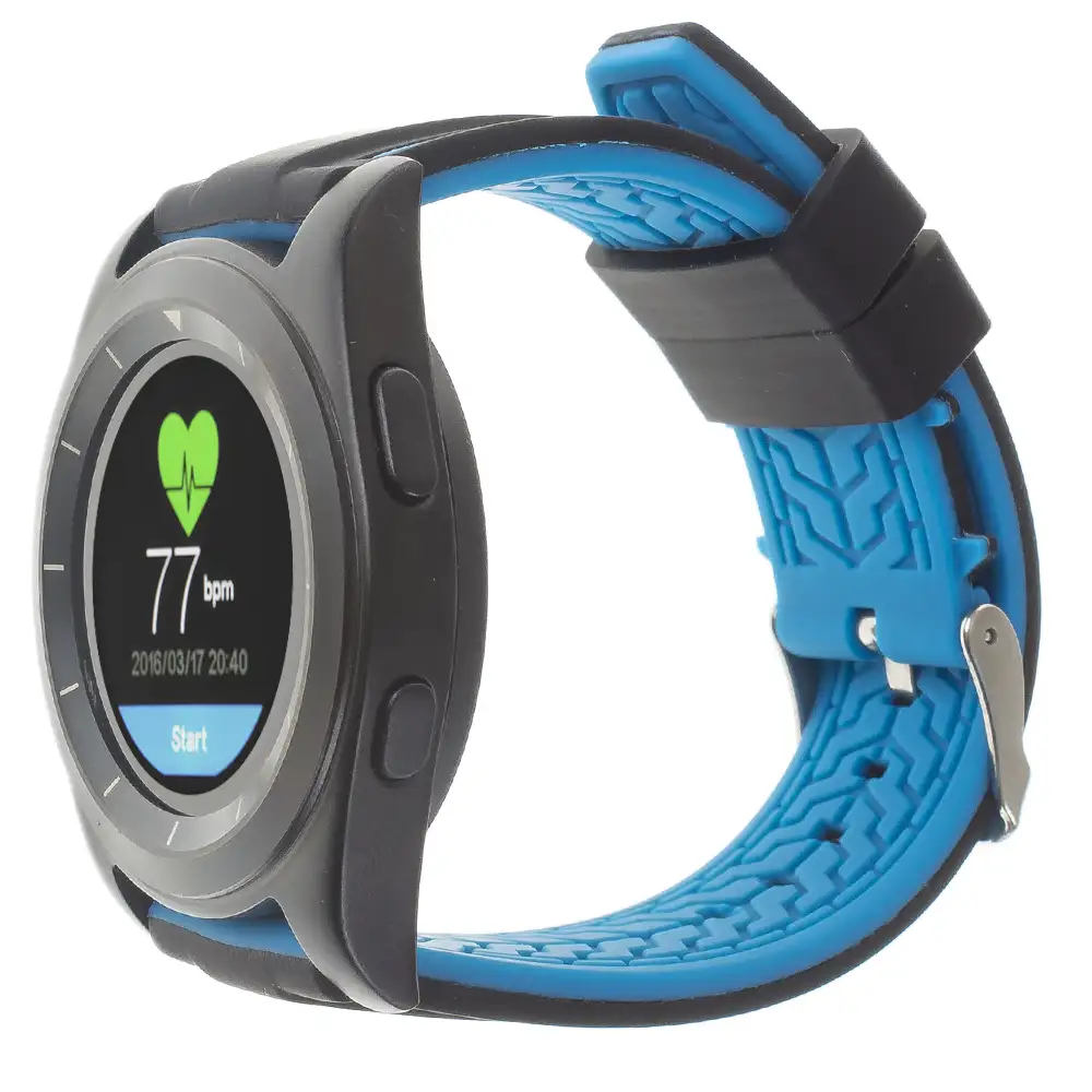 SMARTWATCH G6 CON PANTALLA CIRCULAR Y CORREA CAUCHO