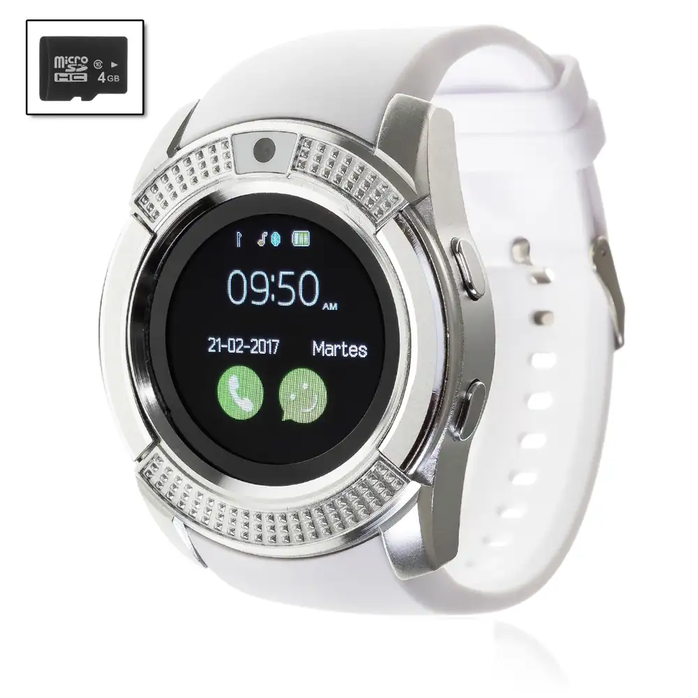 SMARTWATCH BLUETOOTH CON SIM Y CÁMARA + MICROSD C4 4GB