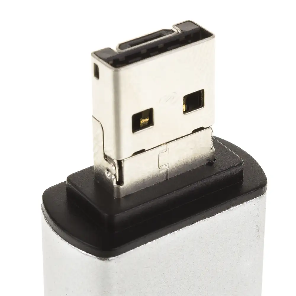 LECTOR DE TARJETAS SD/MICRO SD CON CONEXIÓN MICRO USB (OTG) Y TIPO C PLATA