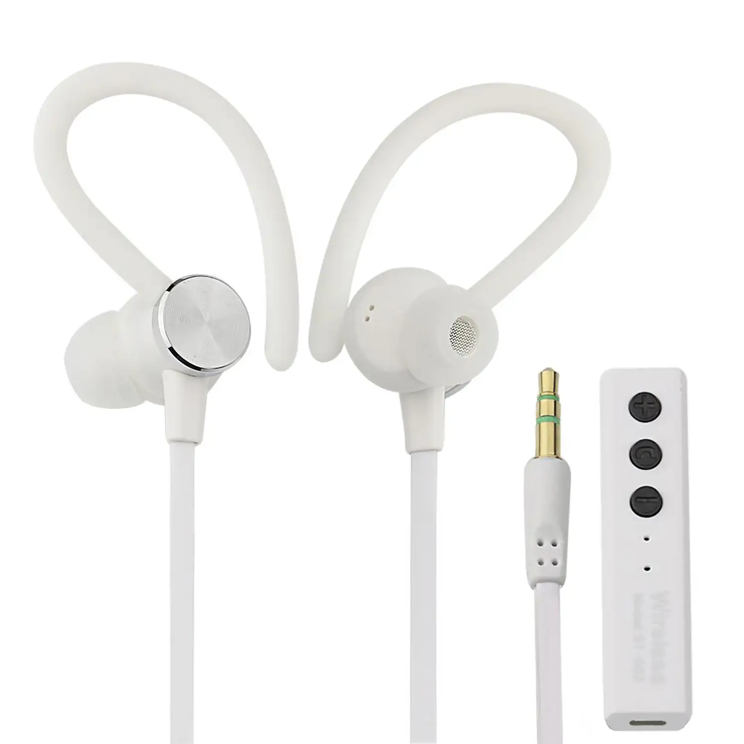 AURICULARES BLUETOOTH DEPORTIVOS ST-002 BLANCOS