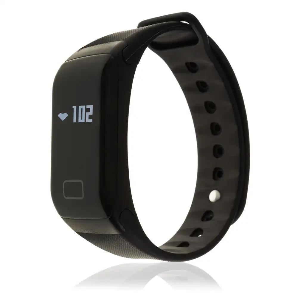 BRAZALETE INTELIGENTE BLUETOOTH F1 CON MONITOR CARDÍACO,PRESIÓN SANGUÍNEA Y OXÍGENO EN SANGRE