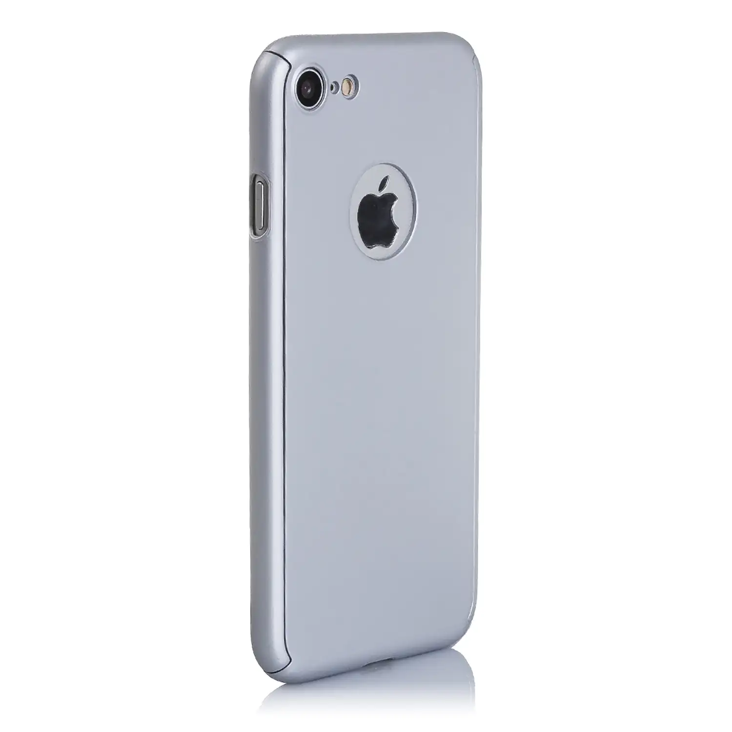 CARCASA FULL COVER+CRISTAL PARA IPHONE 7 SILVER