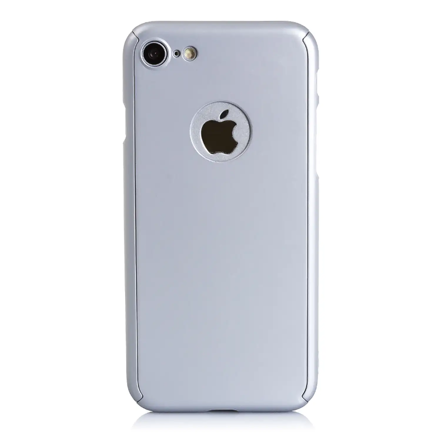 CARCASA FULL COVER+CRISTAL PARA IPHONE 7 SILVER
