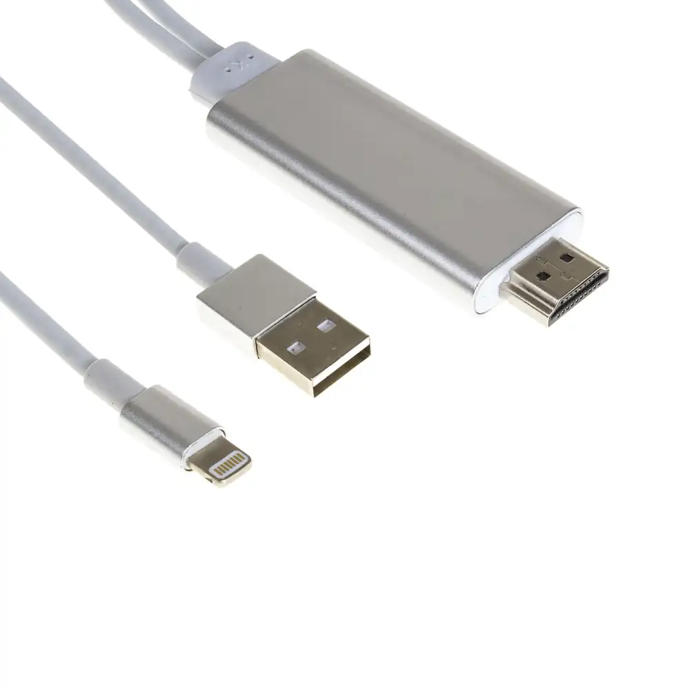 CABLE HDMI PARA iPHONE/iPAD LIGHTNING 8 PINS