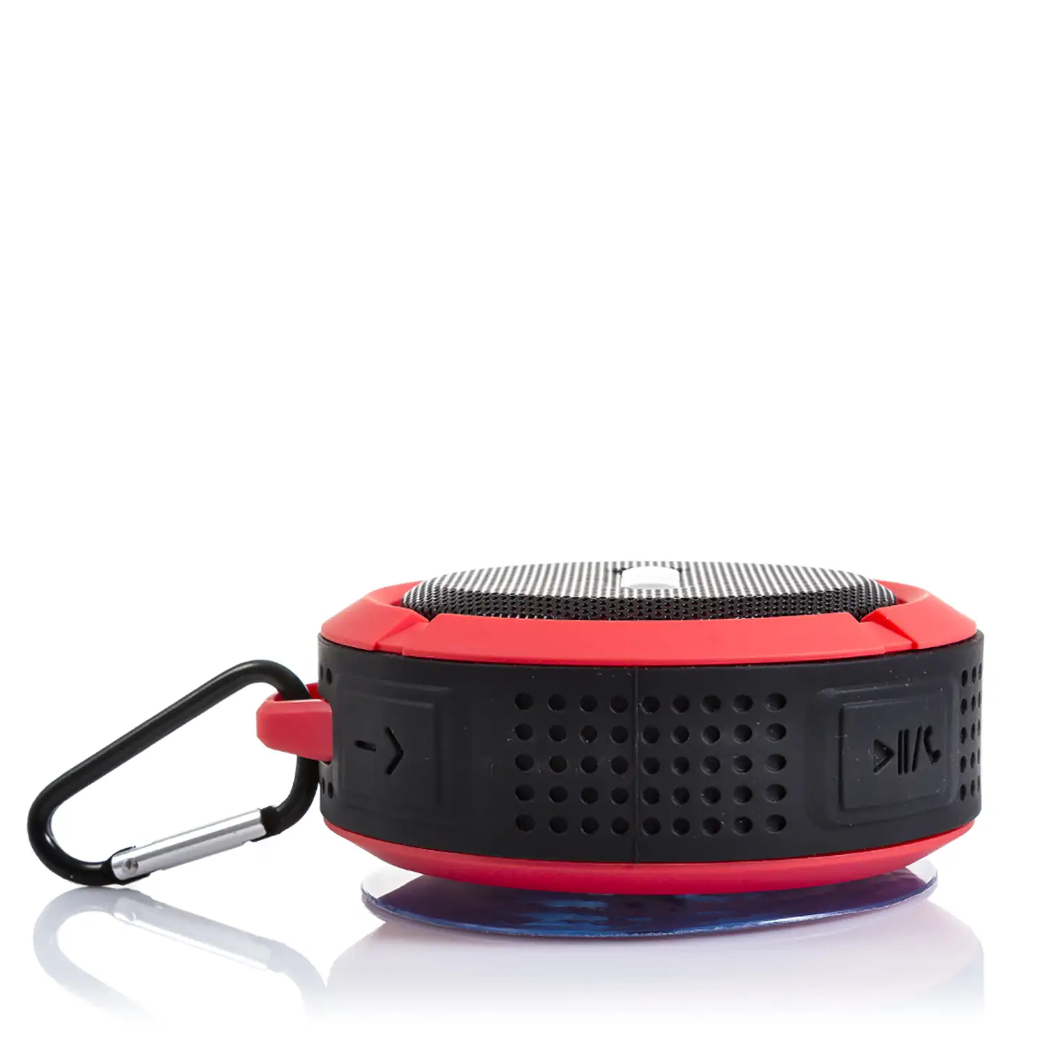 Altavoz bluetooth circular resistente al agua con ventosa C6