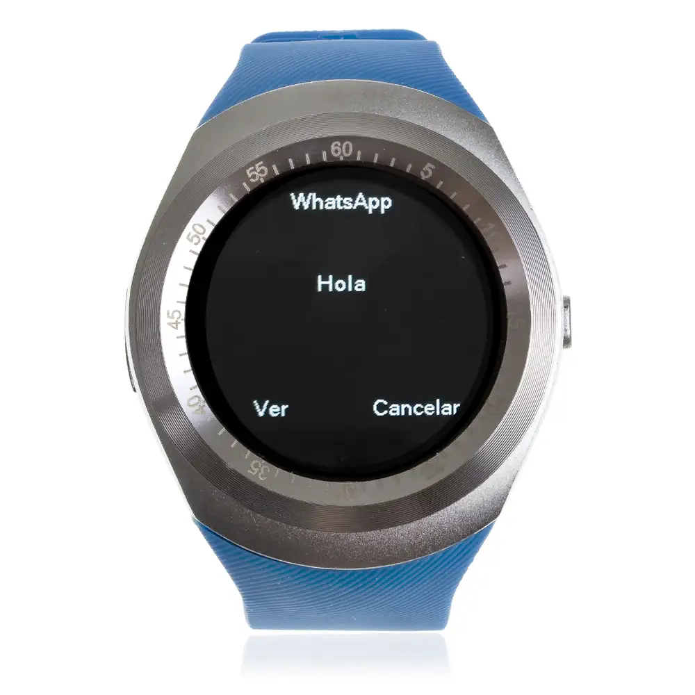 SMARTWATCH BLUETOOTH CON PANTALLA CIRCULAR, SIM Y MICRO SD