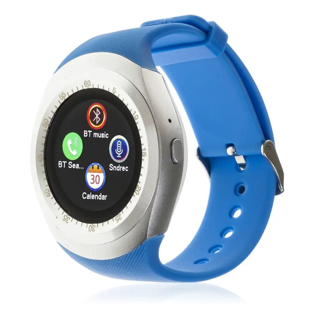 SMARTWATCH BLUETOOTH CON PANTALLA CIRCULAR, SIM Y MICRO SD