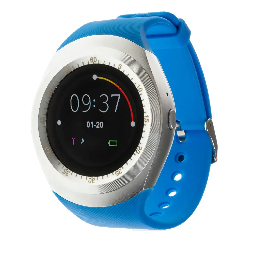 SMARTWATCH BLUETOOTH CON PANTALLA CIRCULAR, SIM Y MICRO SD