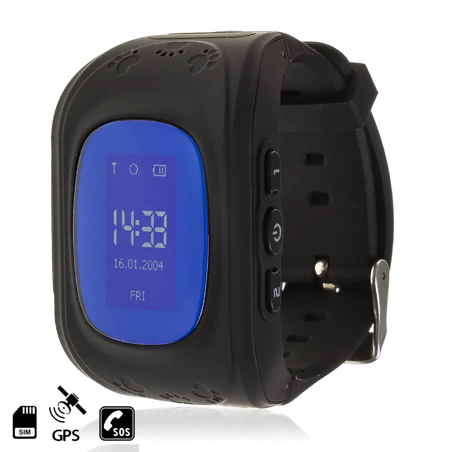 Smartwatch GPS Q50 especial para ninos con funcion de rastreo llamadas SOS y recepcion de llamada