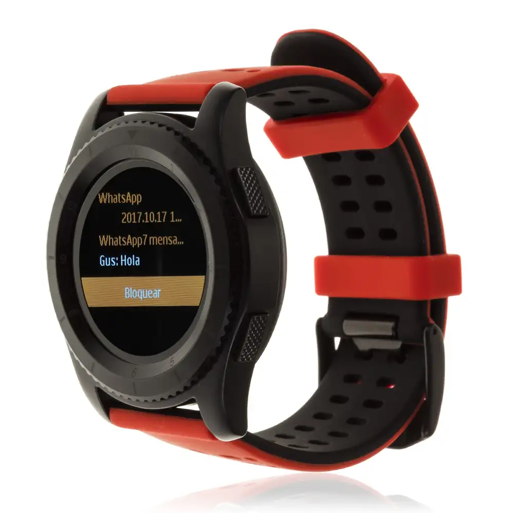 Smartwatch G8 de pantalla circular,con slot para sim y micro SD, monitor cardíaco