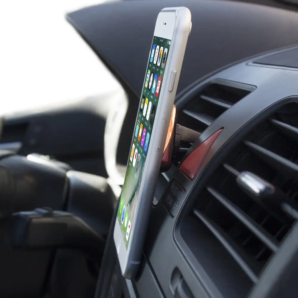 Soporte magnético triangular ultra compacto para coche
