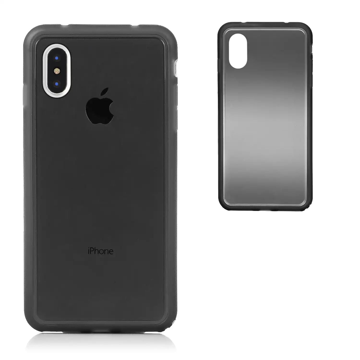 CARCASA TPU TRANSPARENTE CON COLOR IPHONE X