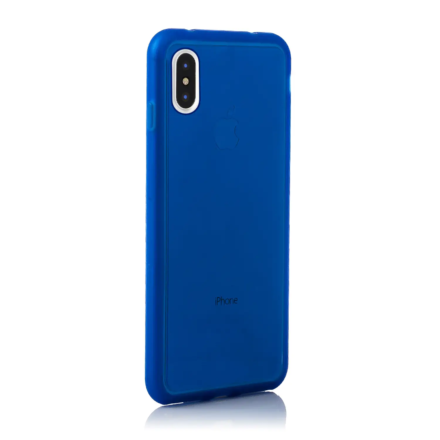 CARCASA TPU TRANSPARENTE CON COLOR IPHONE X