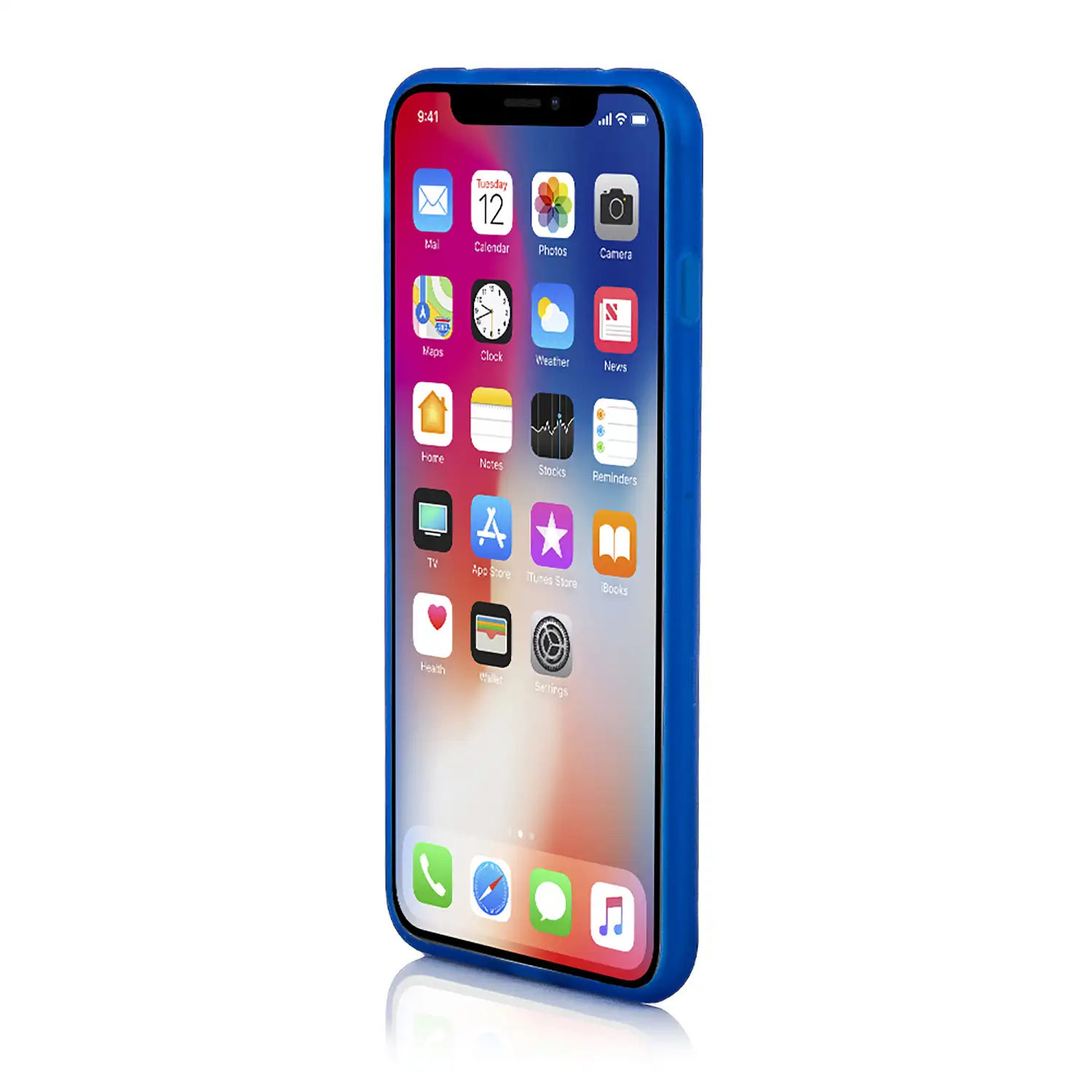 CARCASA TPU TRANSPARENTE CON COLOR IPHONE X