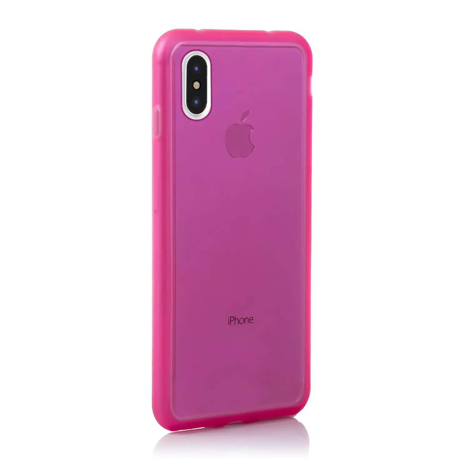 CARCASA TPU TRANSPARENTE CON COLOR IPHONE X