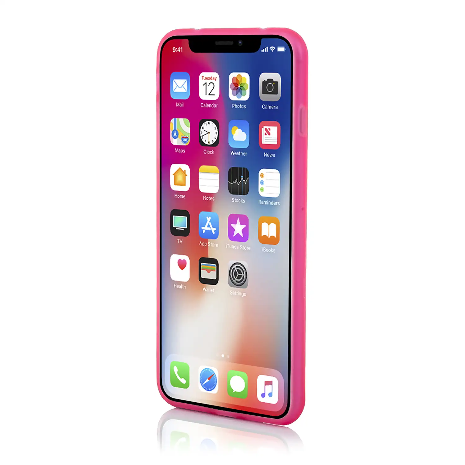 CARCASA TPU TRANSPARENTE CON COLOR IPHONE X