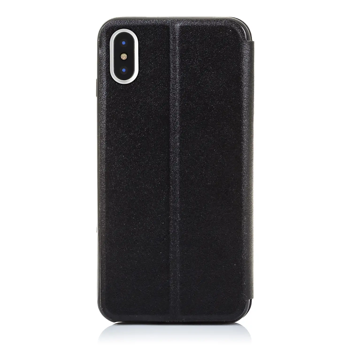 FUNDA LIBRO CON VENTANA CIERRE MAGNÉTICO IPHONE X