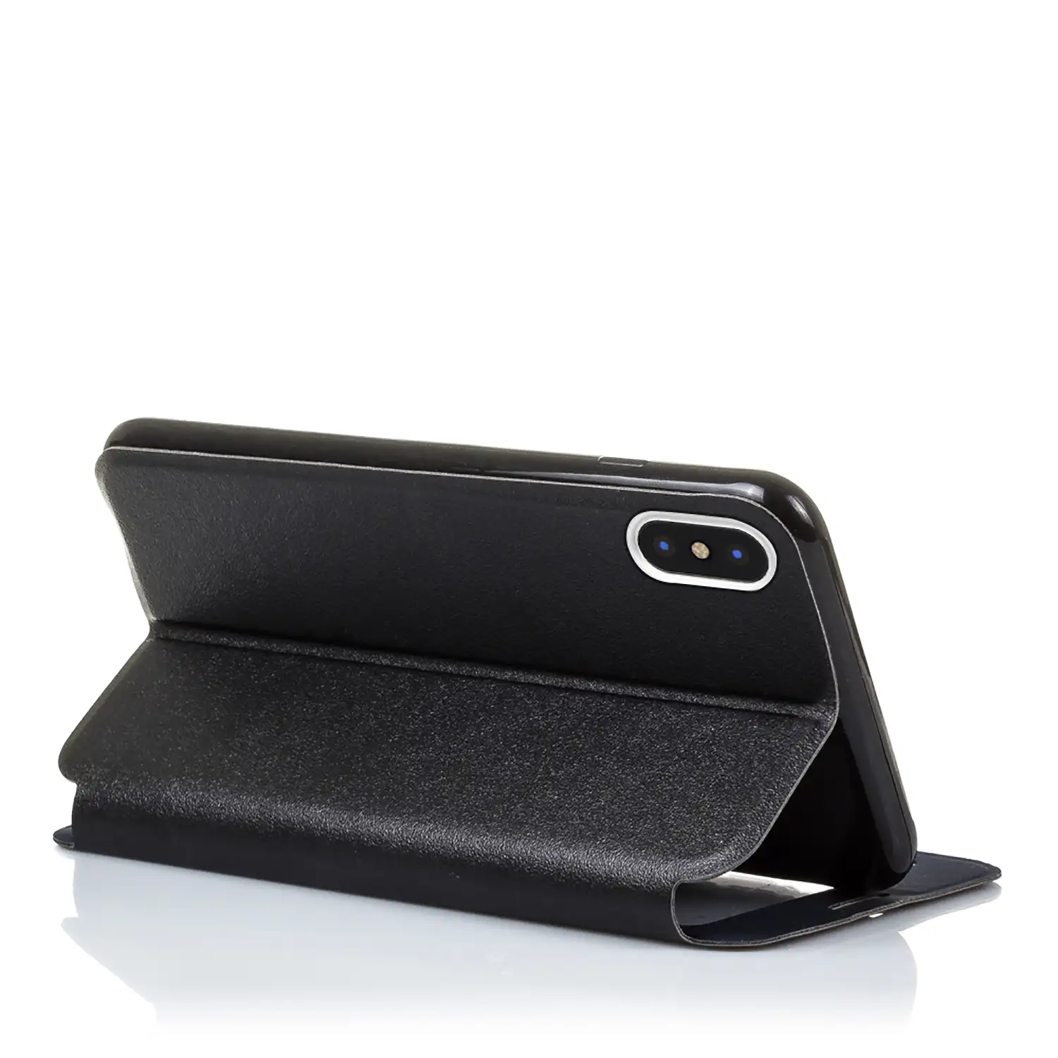 FUNDA LIBRO CON VENTANA CIERRE MAGNÉTICO IPHONE X