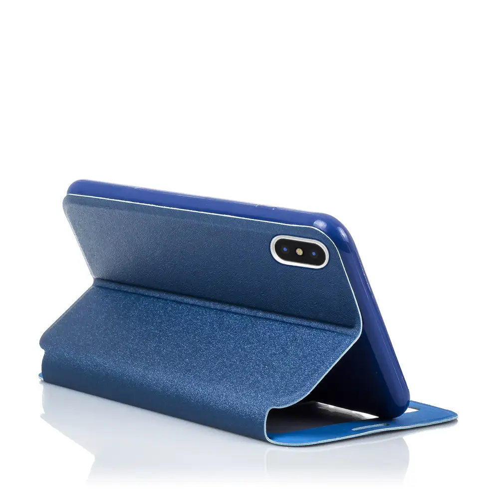 FUNDA LIBRO CON VENTANA CIERRE MAGNÉTICO IPHONE X