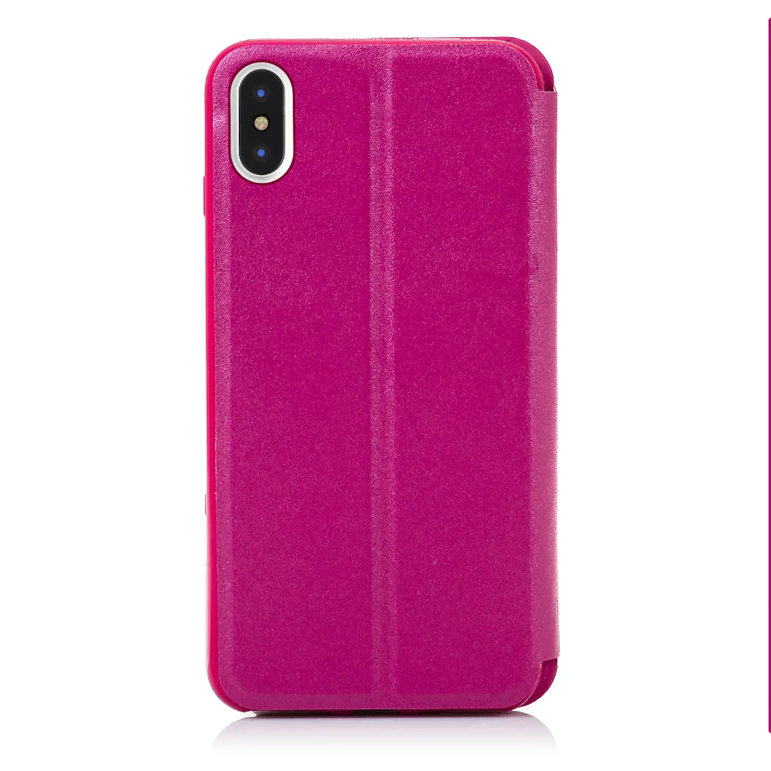 FUNDA LIBRO CON VENTANA CIERRE MAGNÉTICO IPHONE X